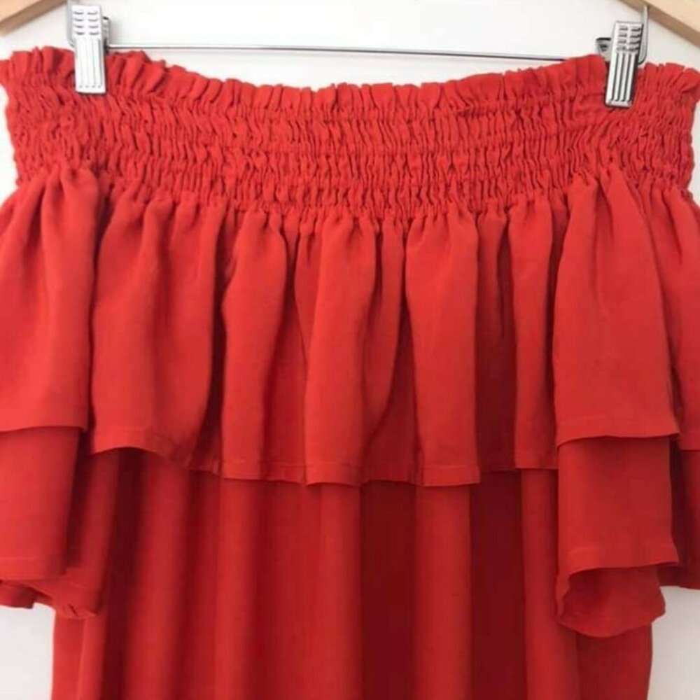 TIGERLILY Shirred Off The Shoulder Dress NWT R$170 - Picture 9 of 11
